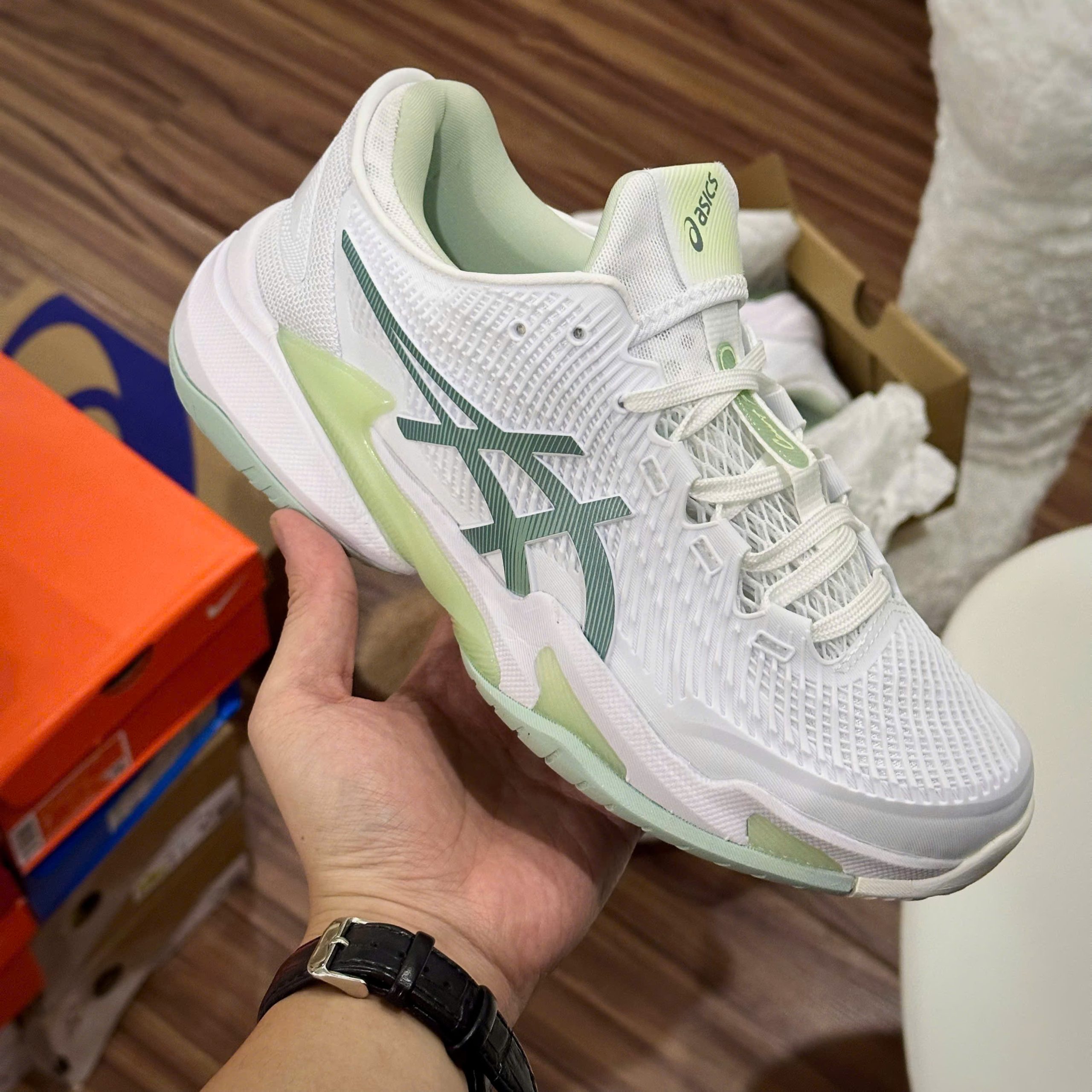 Giày Asics Court FF 3 ‘White Lichen Rock’ Giày Asics Court FF 3 ‘White Lichen Rock’