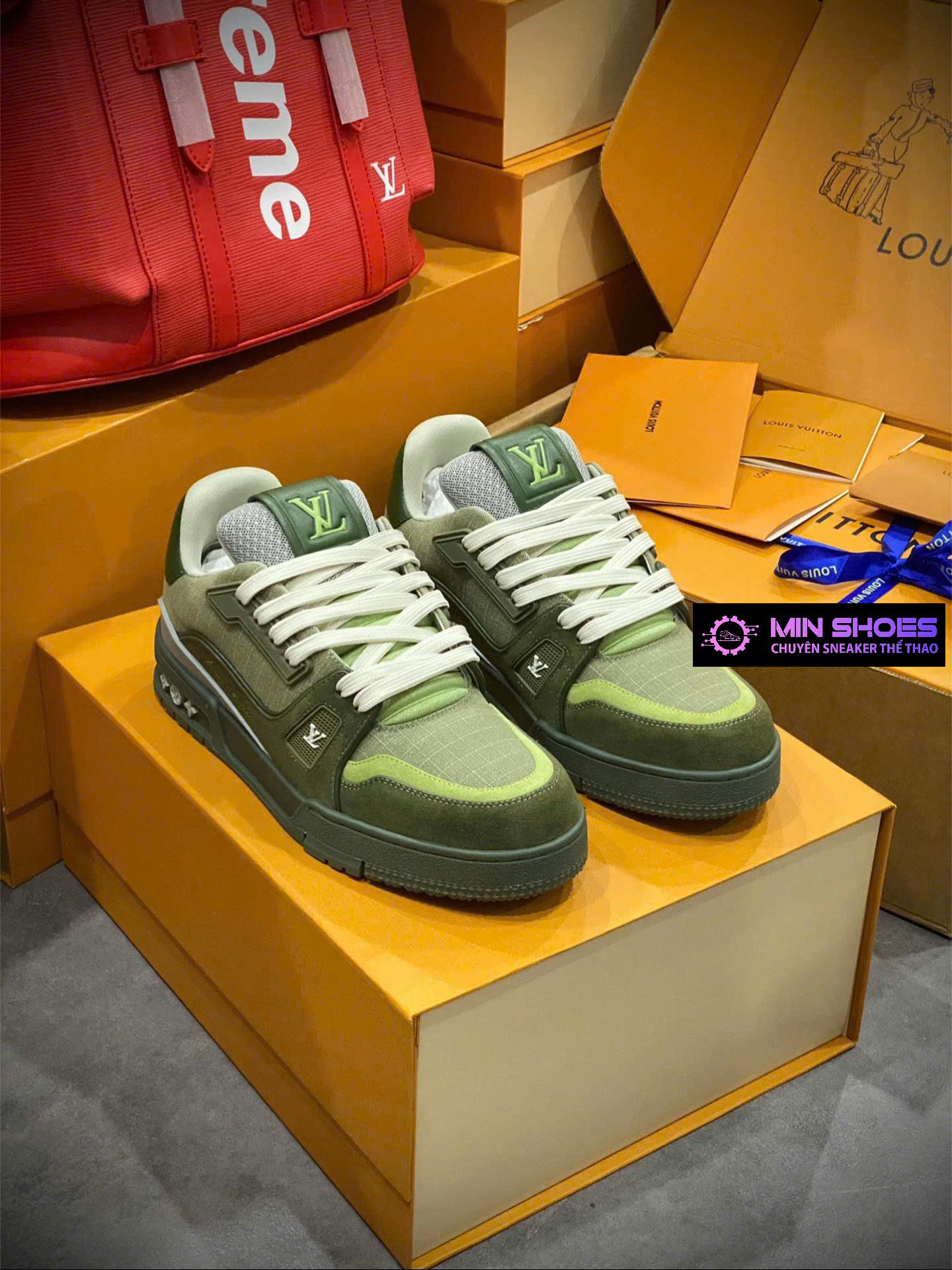 Giày Sneaker Louis Vuitton (LV) Like Authentic