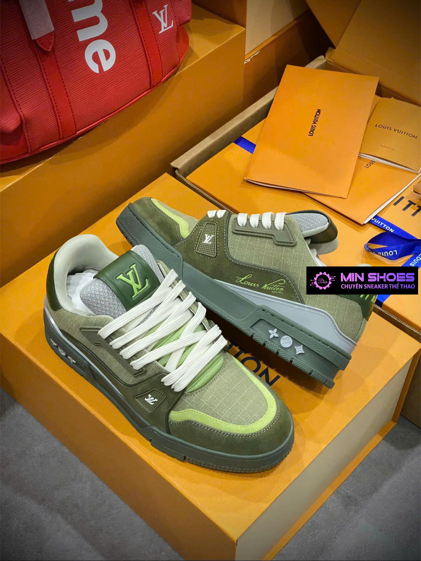 Giày Sneaker Louis Vuitton (LV) Like Authentic
