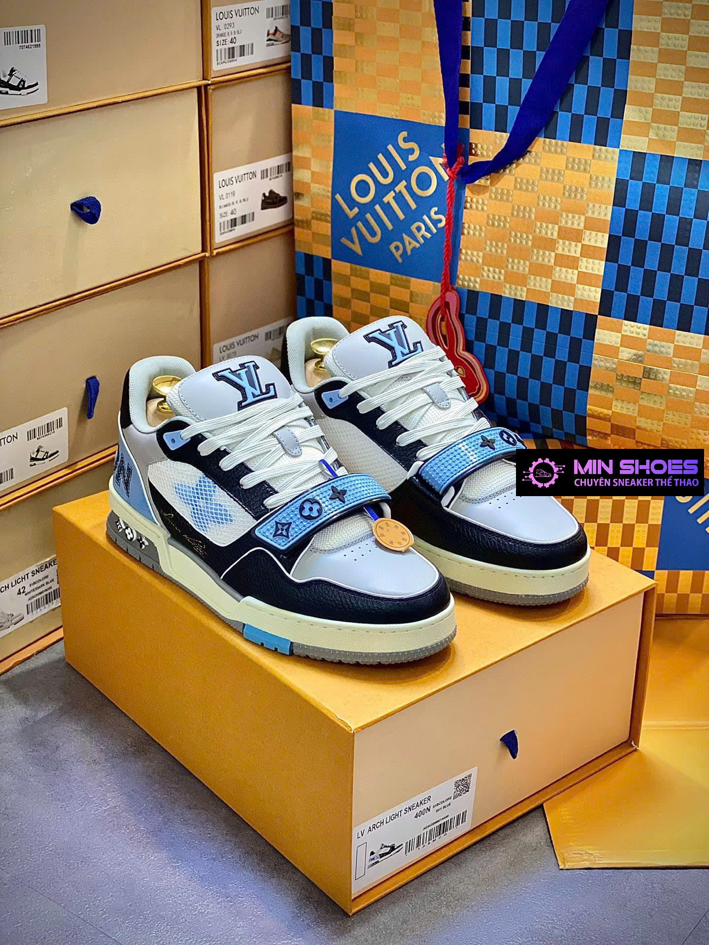 Giày Sneaker Louis Vuitton (LV) Like Authentic
