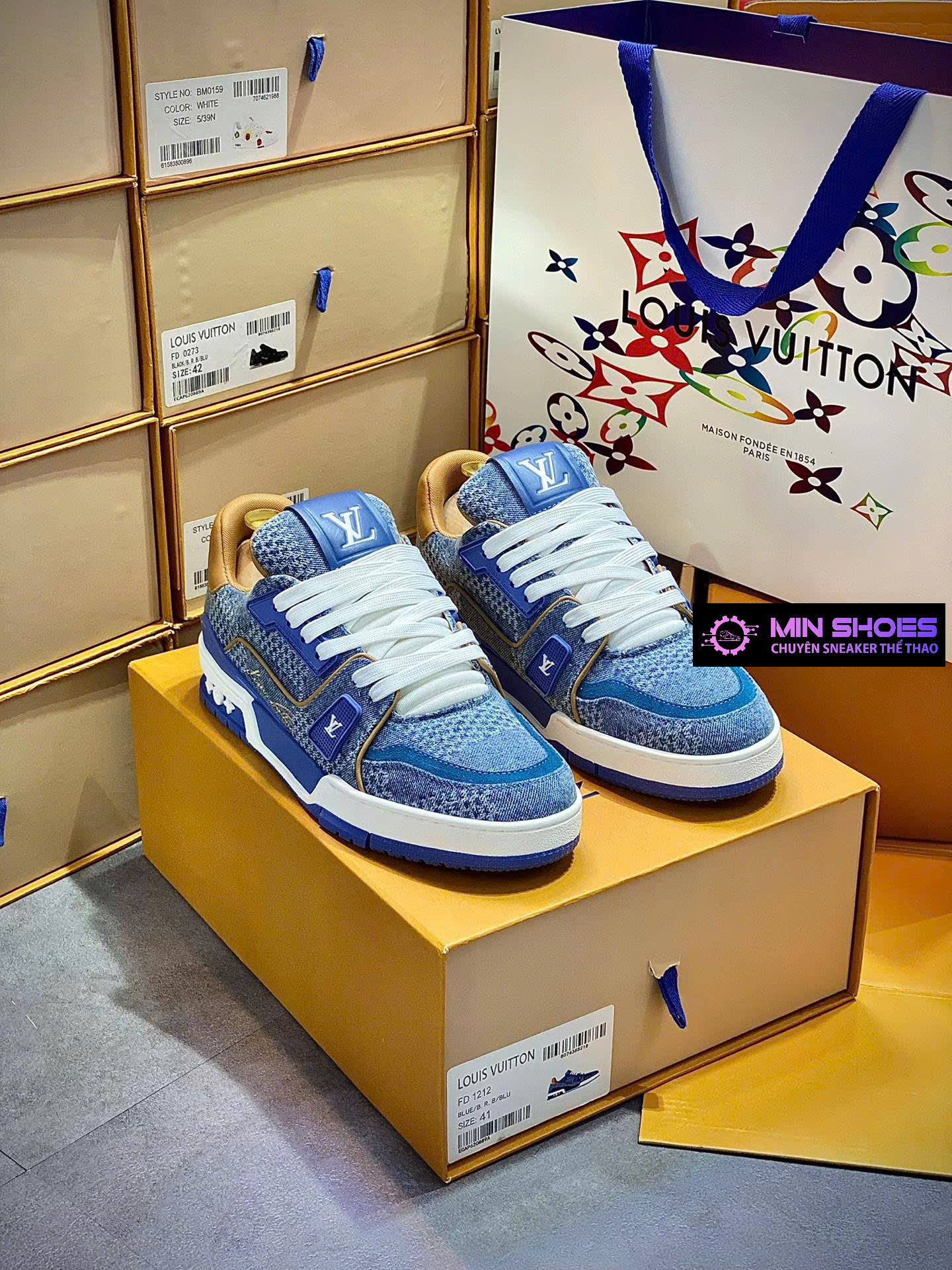 Giày Sneaker Louis Vuitton (LV) Like Authentic