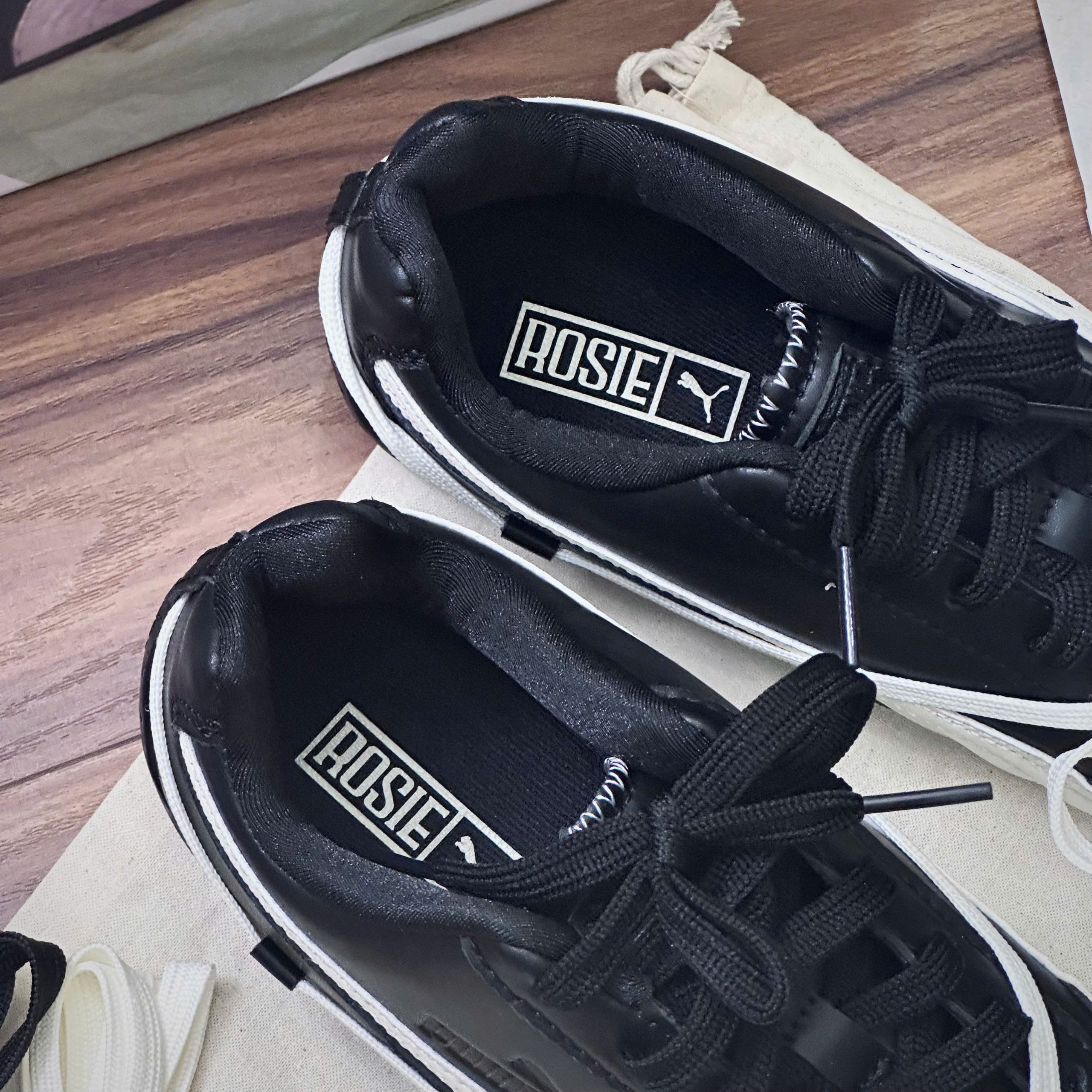 Giày Puma Speedcat x Rose Lea Cream Black