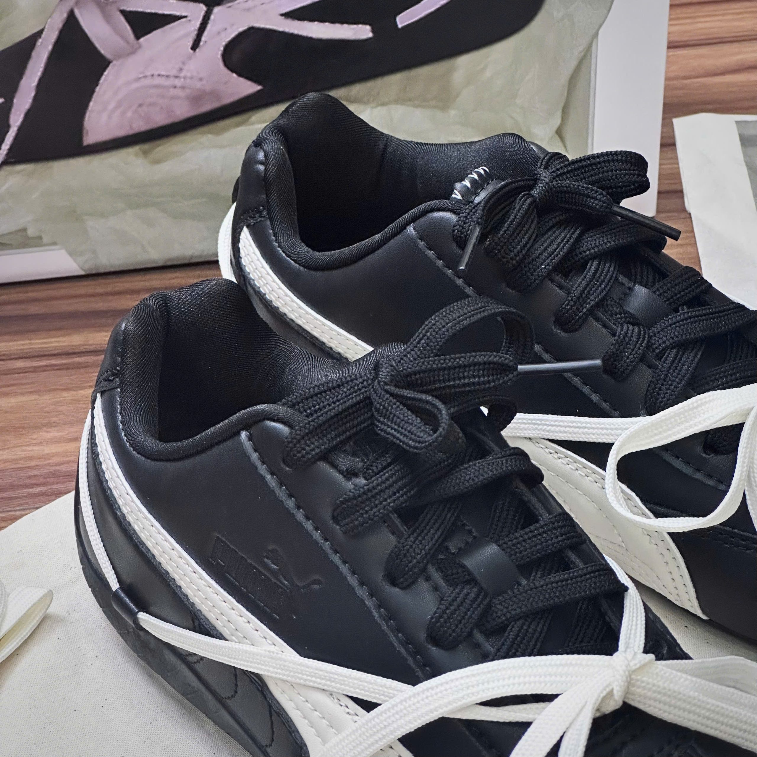 Giày Puma Speedcat x Rose Lea Cream Black