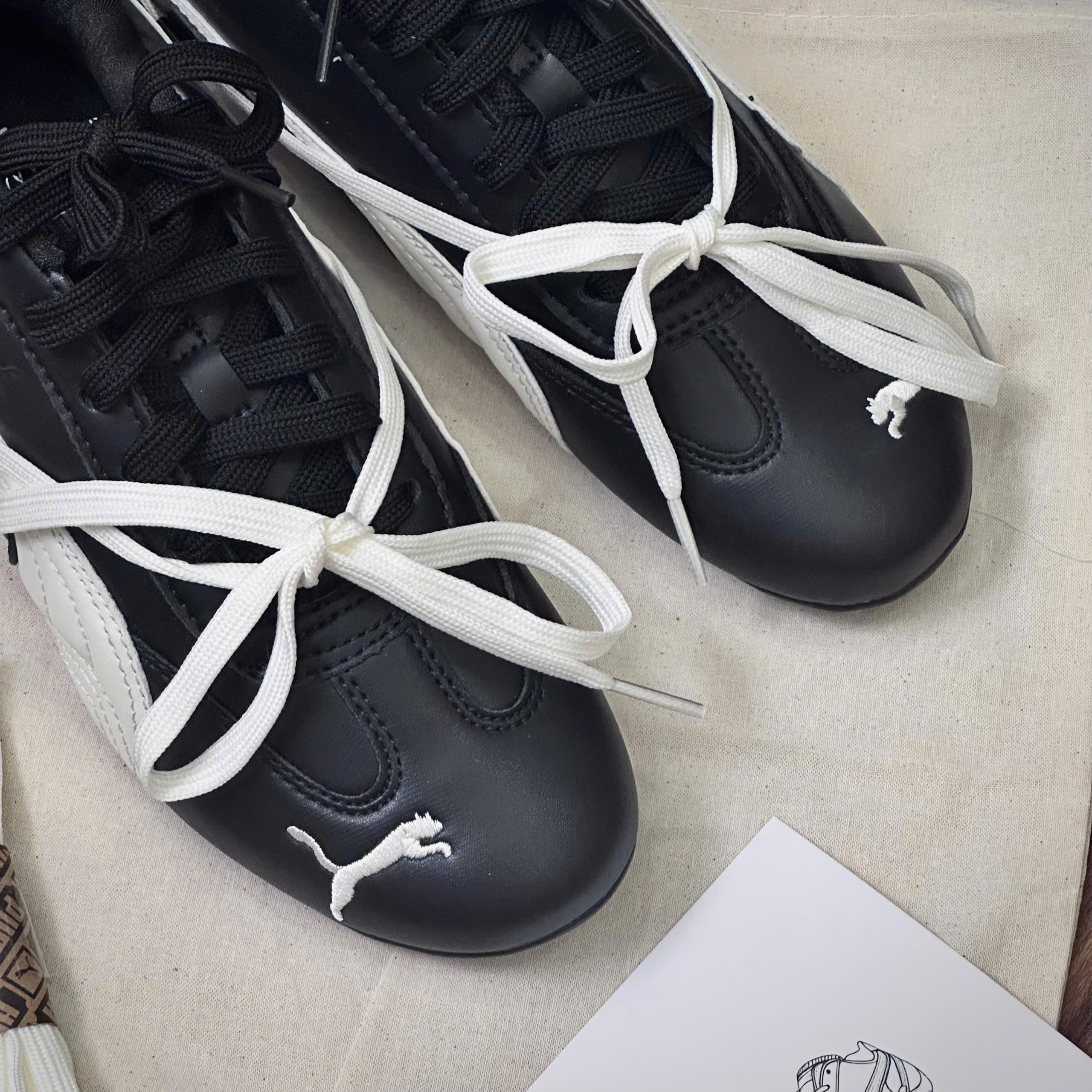 Giày Puma Speedcat x Rose Lea Cream Black