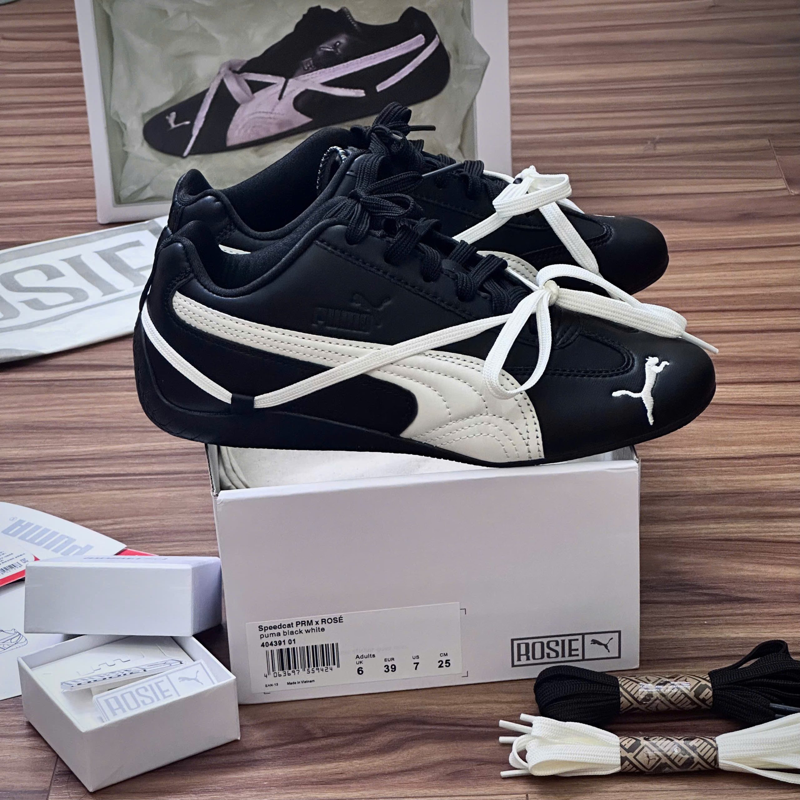 Giày Puma Speedcat x Rose Lea Cream Black