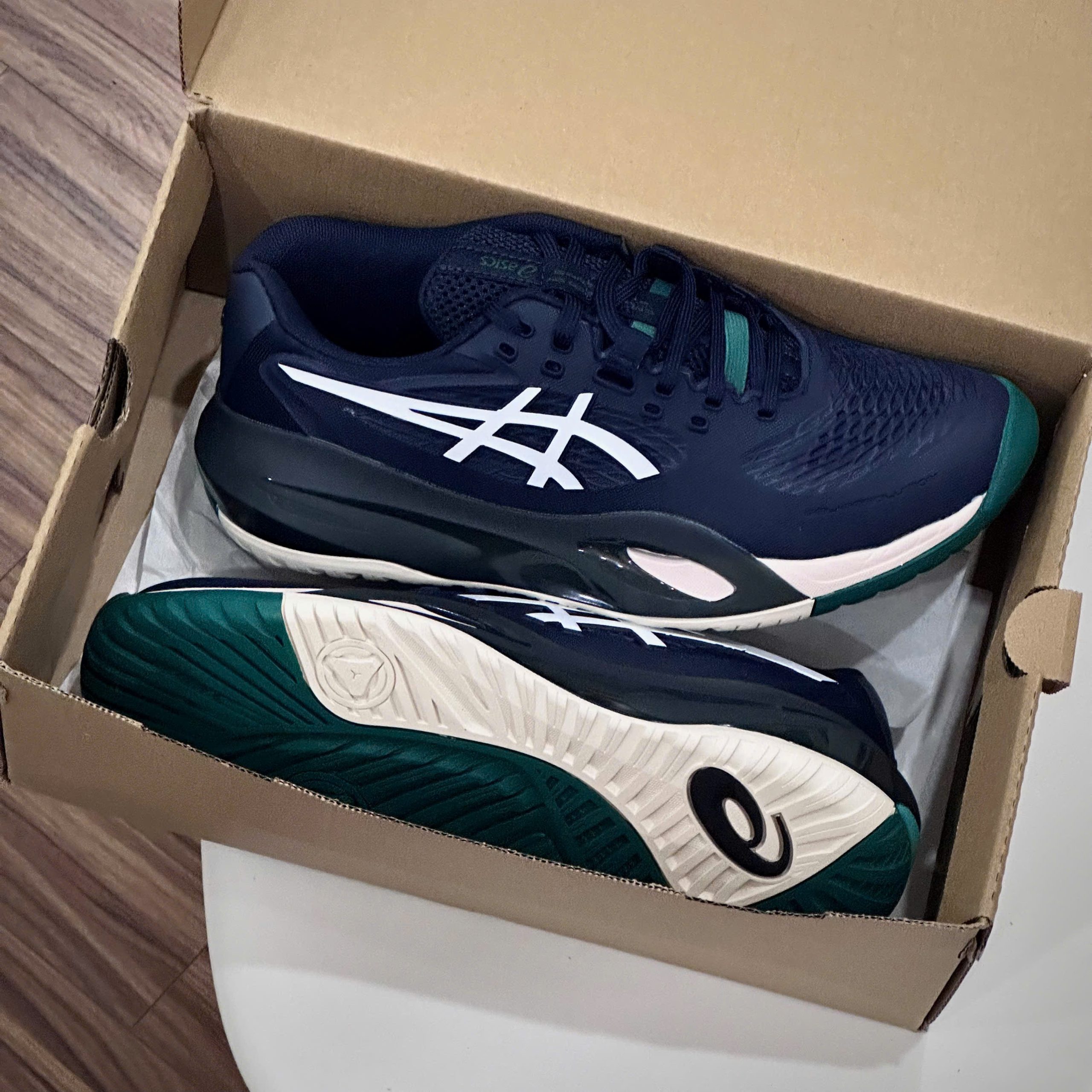Giày Asics Gel-Resolution X Wide ‘Midnight & Cream’