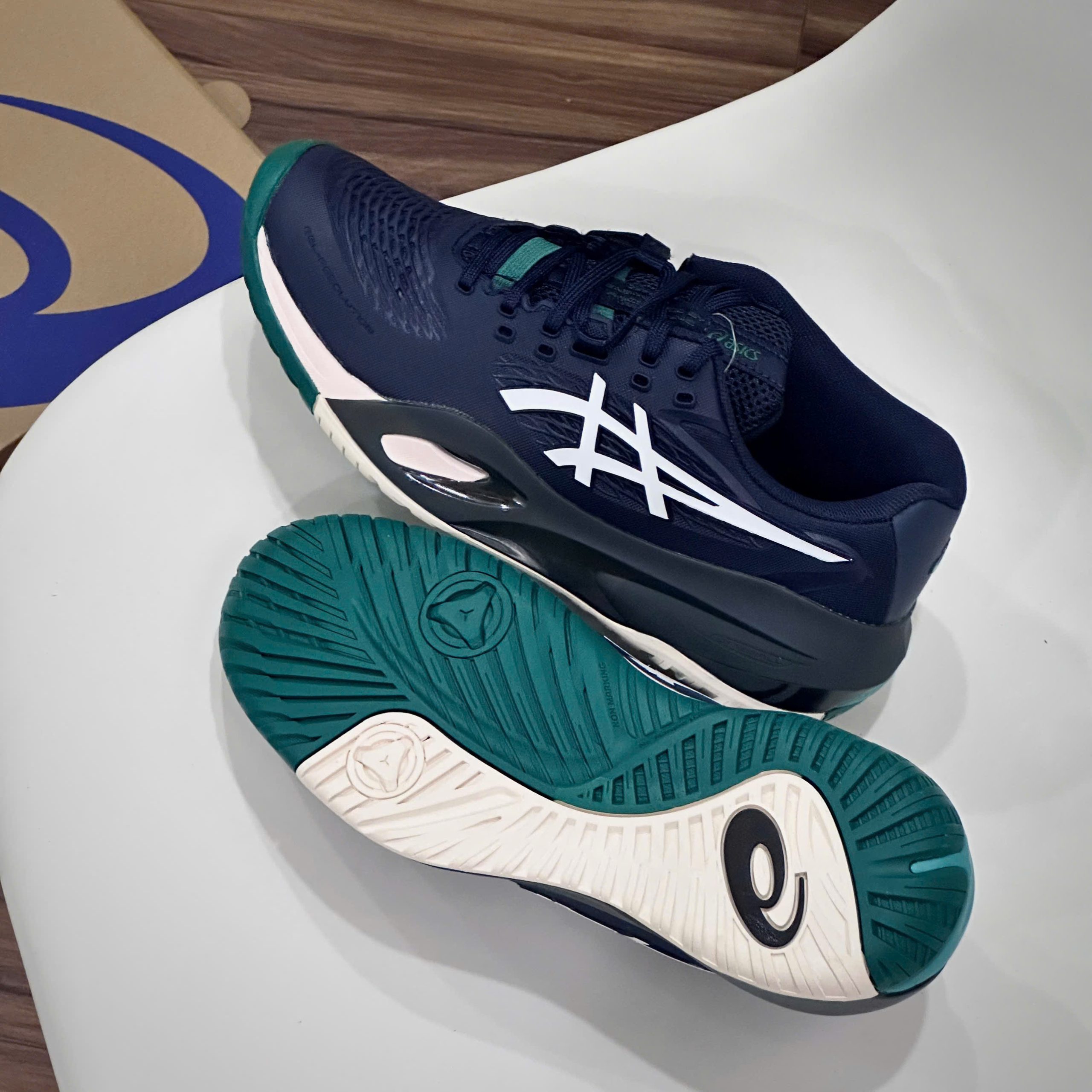 Giày Asics Gel-Resolution X Wide ‘Midnight & Cream’