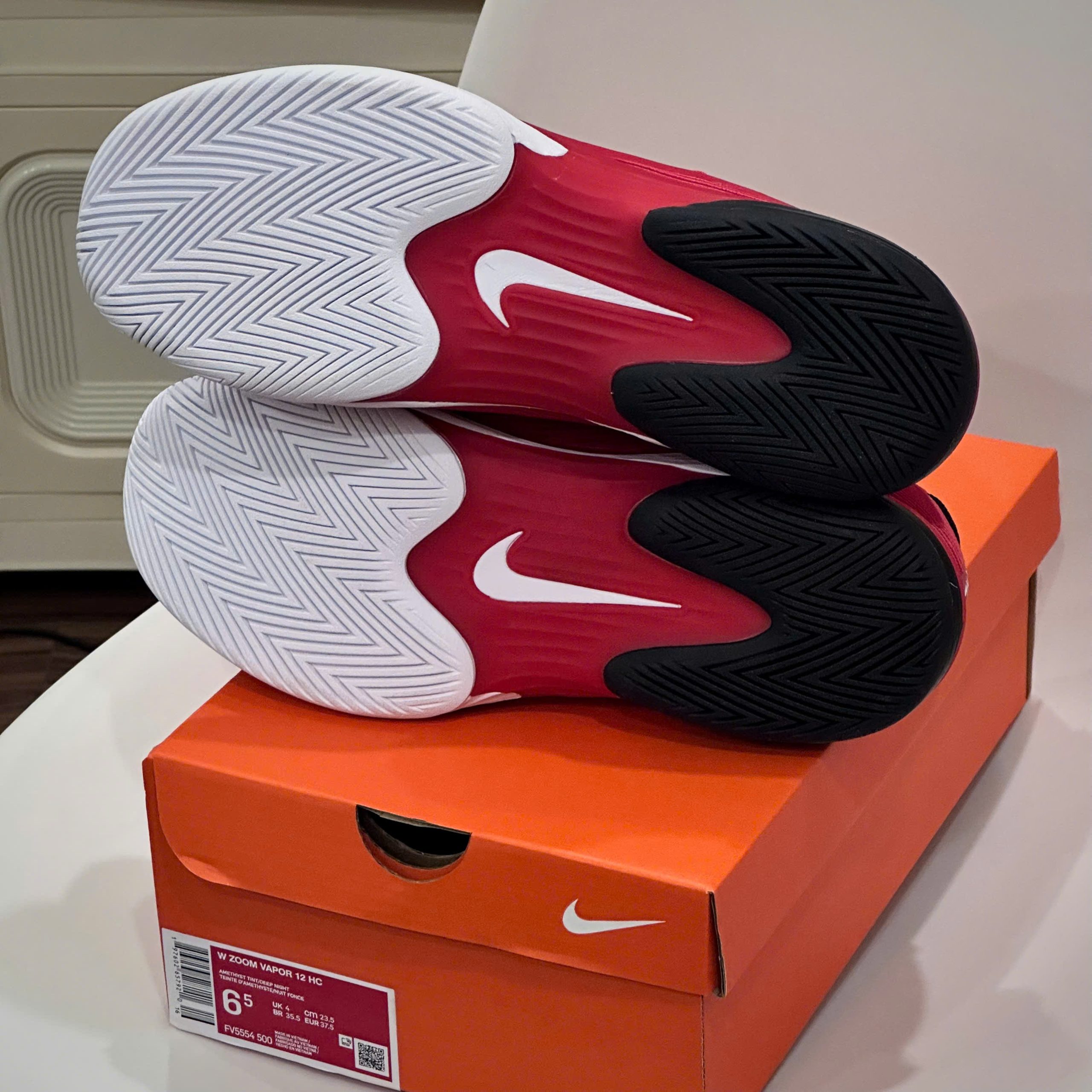 Giày Tennis/Pickleball Nike Court Air Zoom Vapor 12 HC ‘University Red’