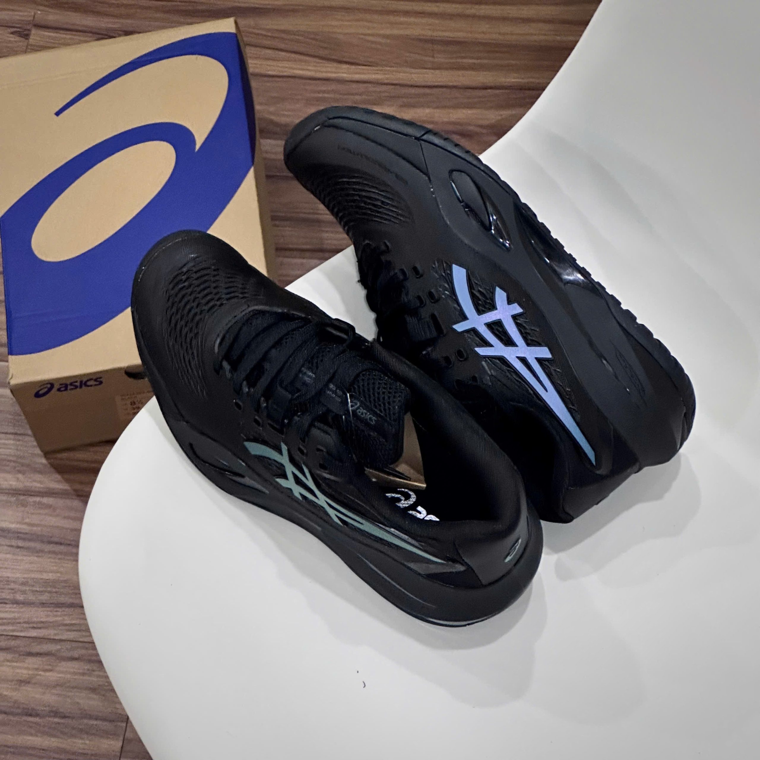 Giày Tennis/Pickleball ASICS Gel-Resolution X Night Energy ‘Black/Prism Blue’