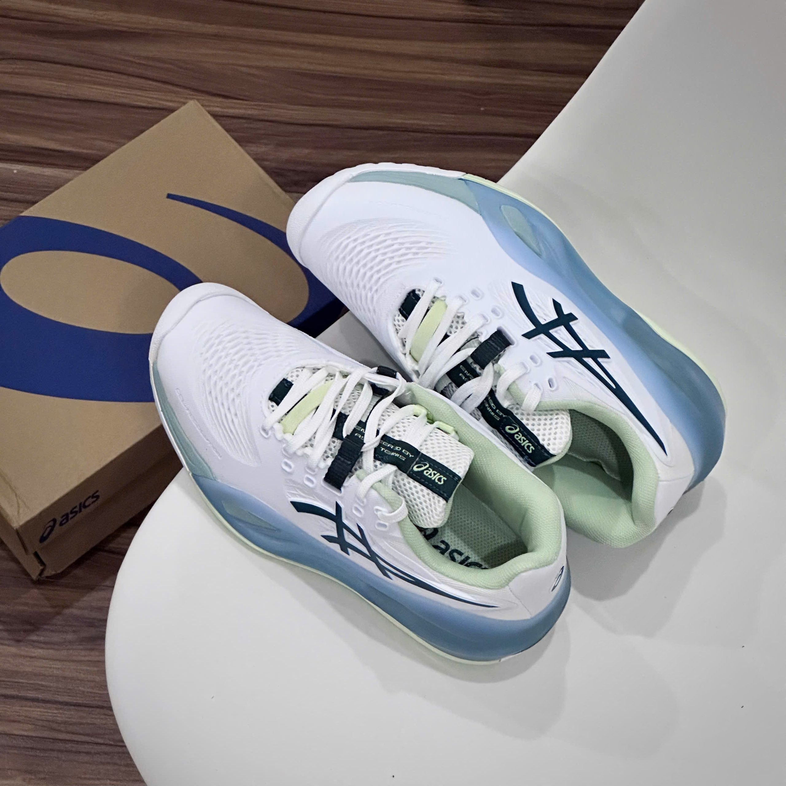 Giày Pickleball Tennis Asics Gel Resolution X White